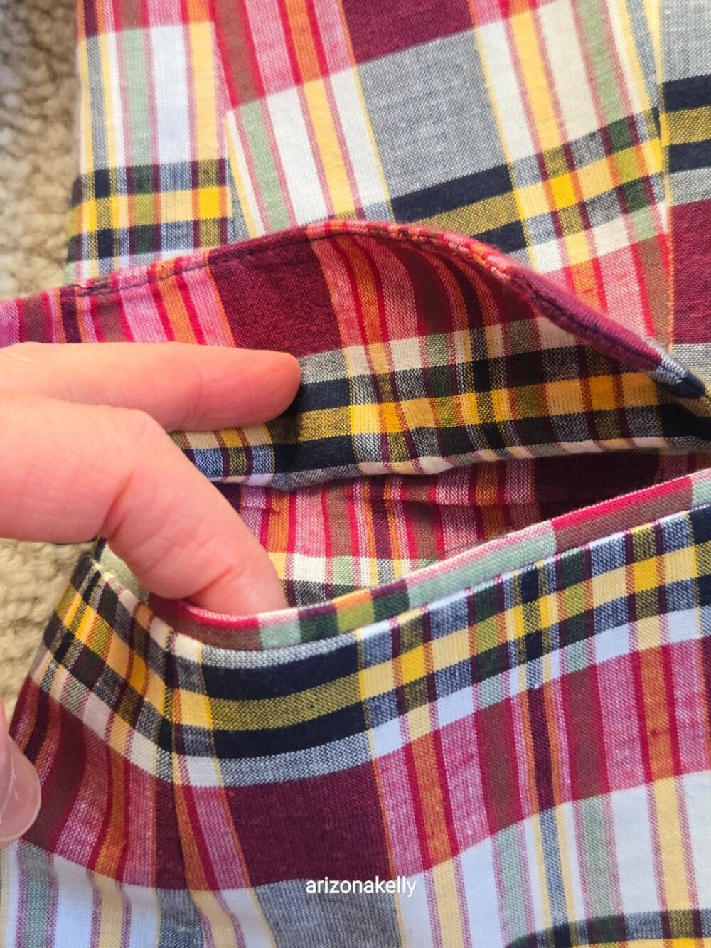 NWOT J. Crew Regent Blazer in Vintage Plaid Preppy Madras Cotton - Picture 12 of 12